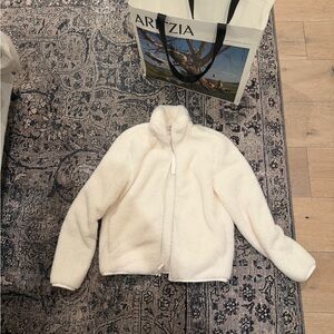 Sunday Best Cream Fleece Jacket